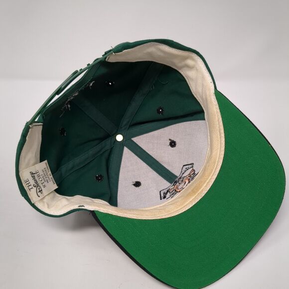 Tigger Snapback Hat Green One Size Adjustable Colorblock 6 Panel Disney - Picture 6 of 9